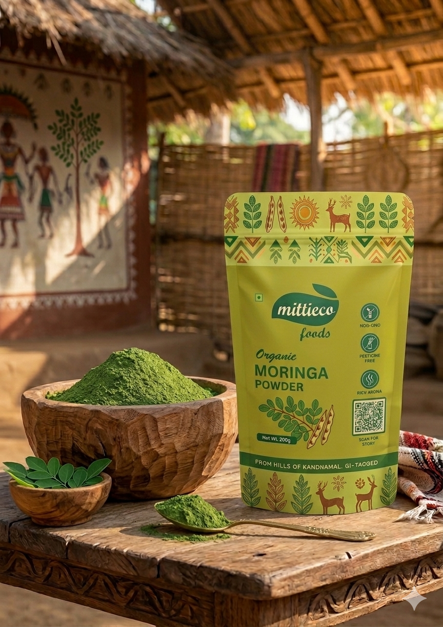 Organic Moringa Powder from Kandhamal — coming soon